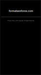 Mobile Screenshot of formateenforex.com